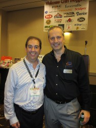 Prime Publishing, LLC President and CEO Stuart Hochwert with Craft and Hobby Association President and CEO Andrej Suskavcevic