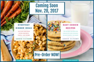 Pre-order Everyday Dinner Ideas and Easy Cookie Recipes