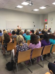 Addie Gundry at the Aspen Drive Library