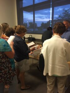 Addie Gundry at the Aspen Drive Library